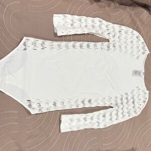 Wolford White Cut-Out Bodysuit